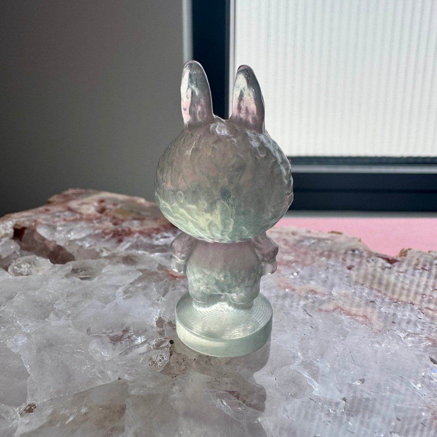 Fluorite Standing Labubu No 4