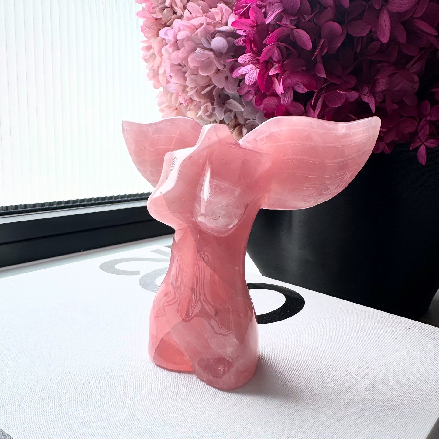 Rose Quartz Goddess Angel
