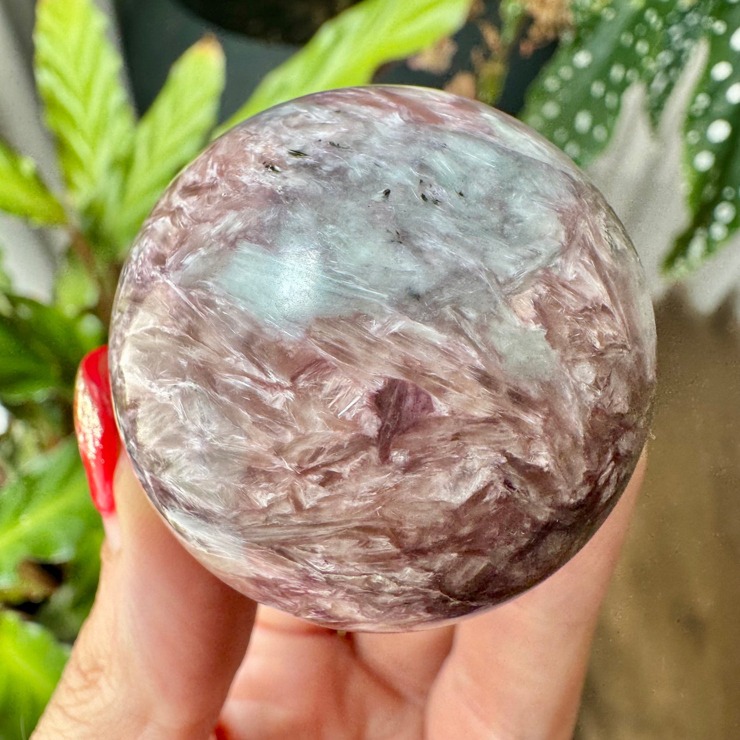 Pink Charoite Sphere No 115