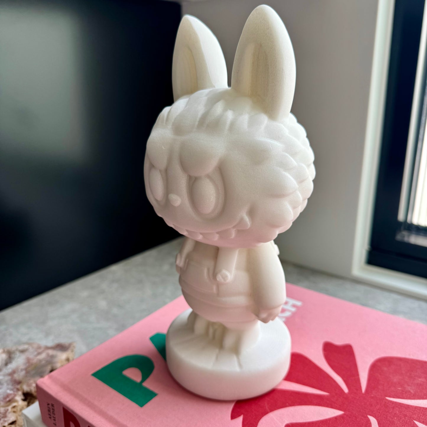 White Jade Standing Labubu