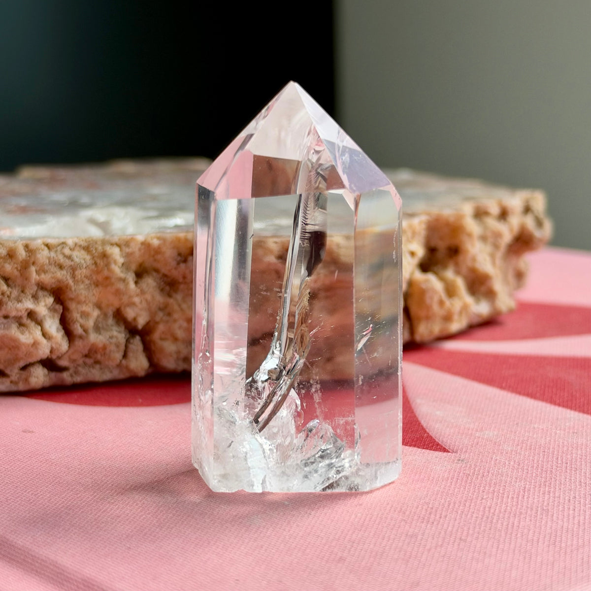 Clear Quartz Rainbow Tower No 119
