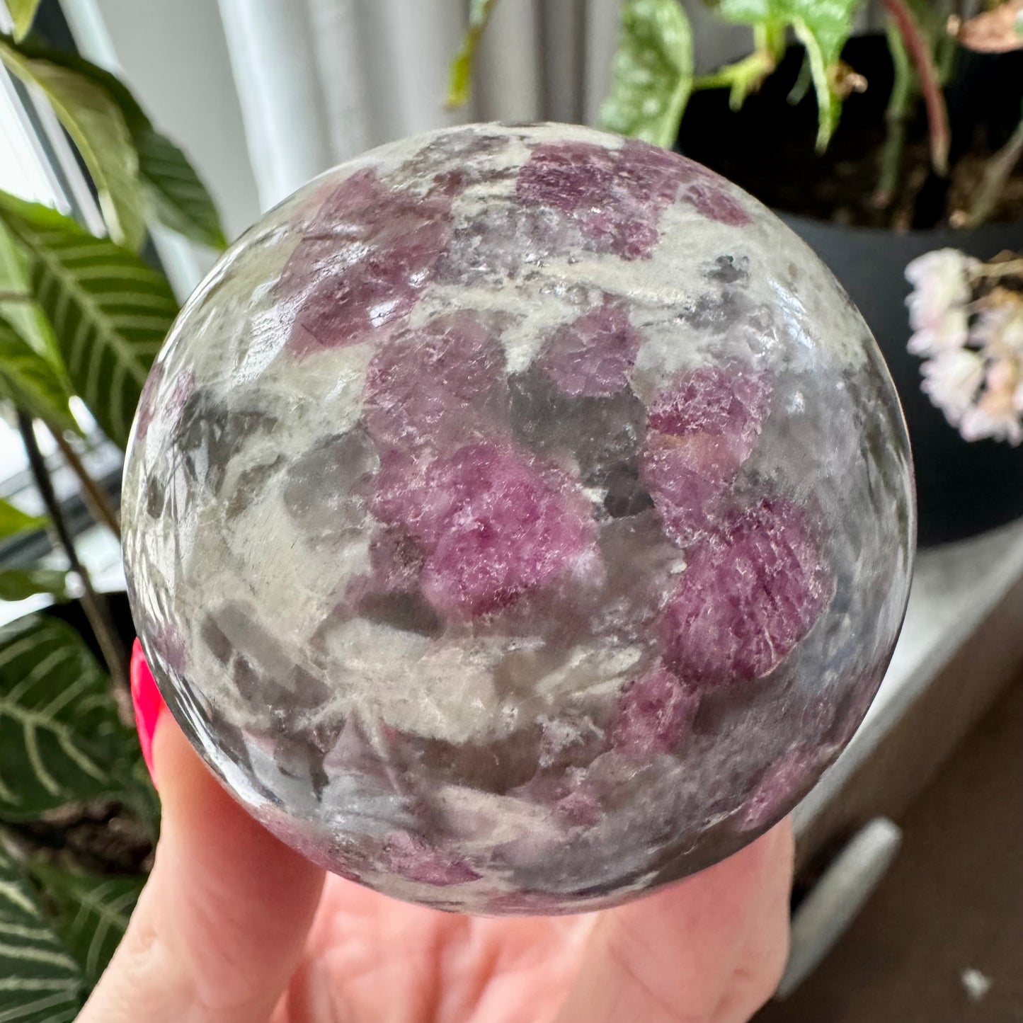 Lepidolite, Pink Tourmaline & Smokey Quartz No 426