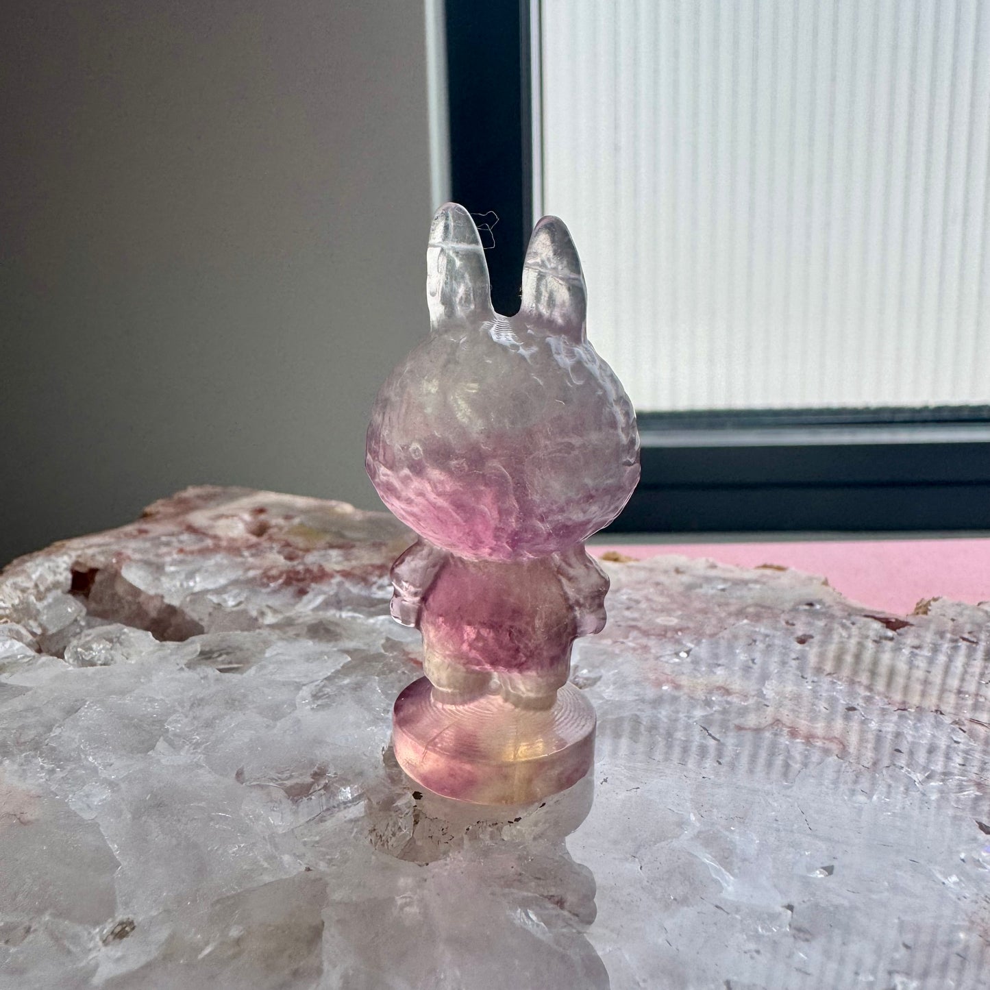 Fluorite Standing Labubu No 2