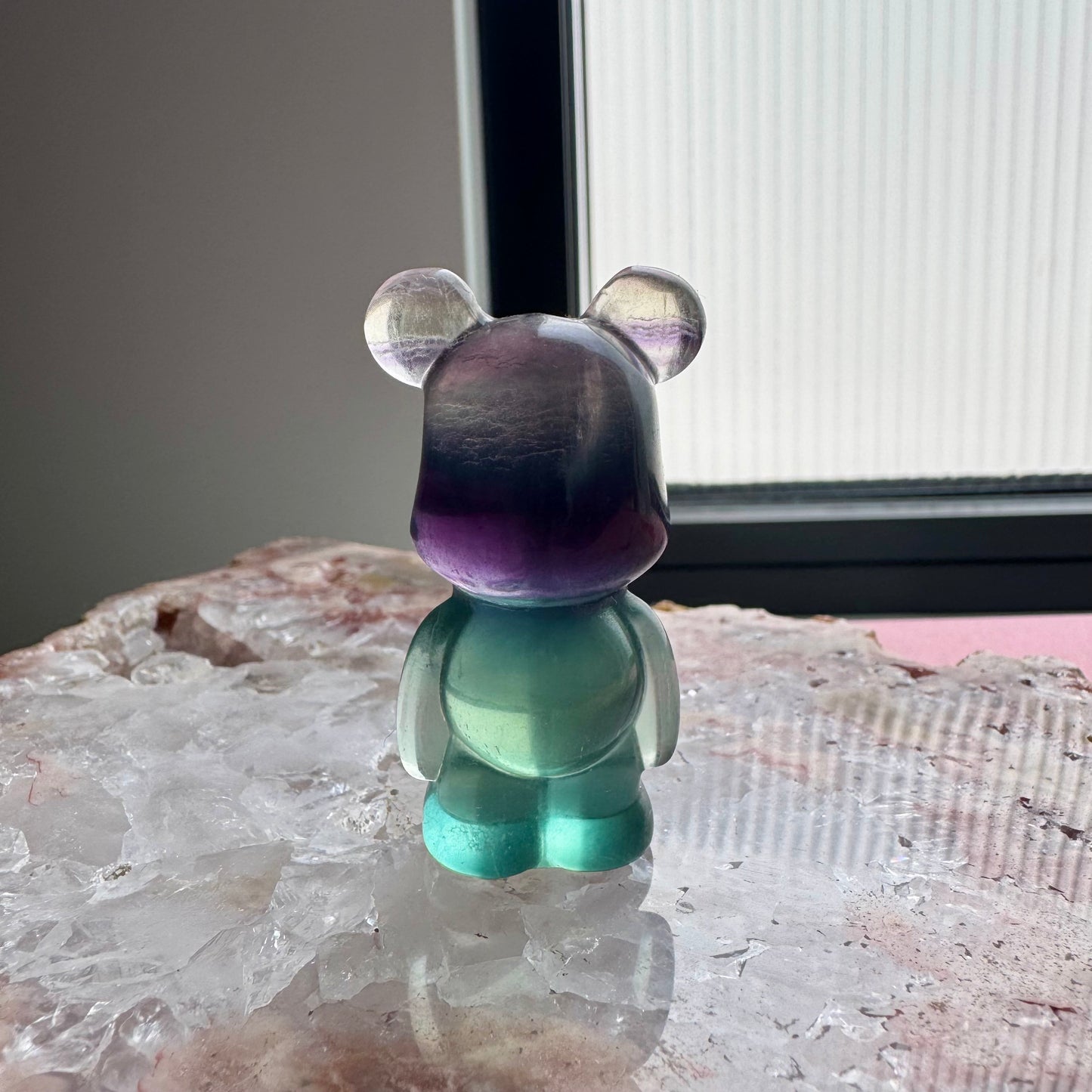 Fluorite Brick Bear No 1