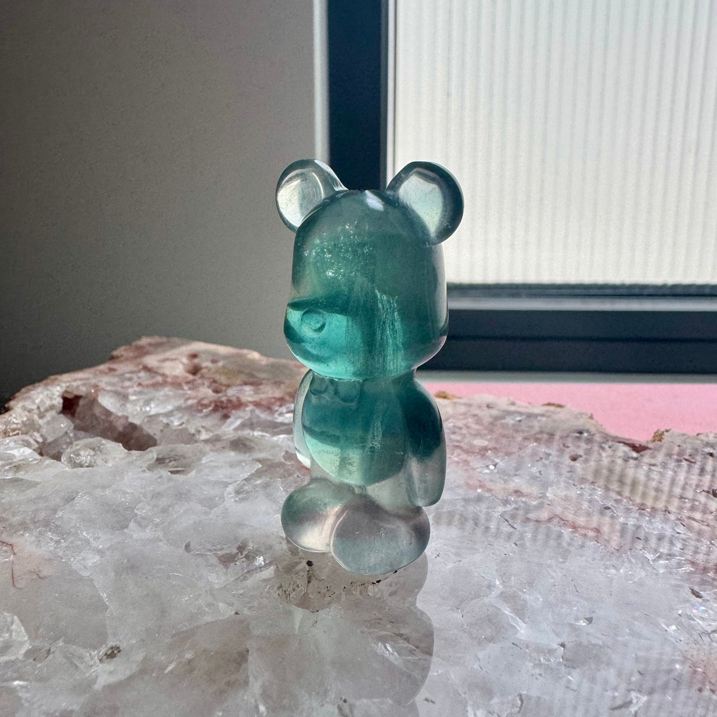 Fluorite Brick Bear No 3