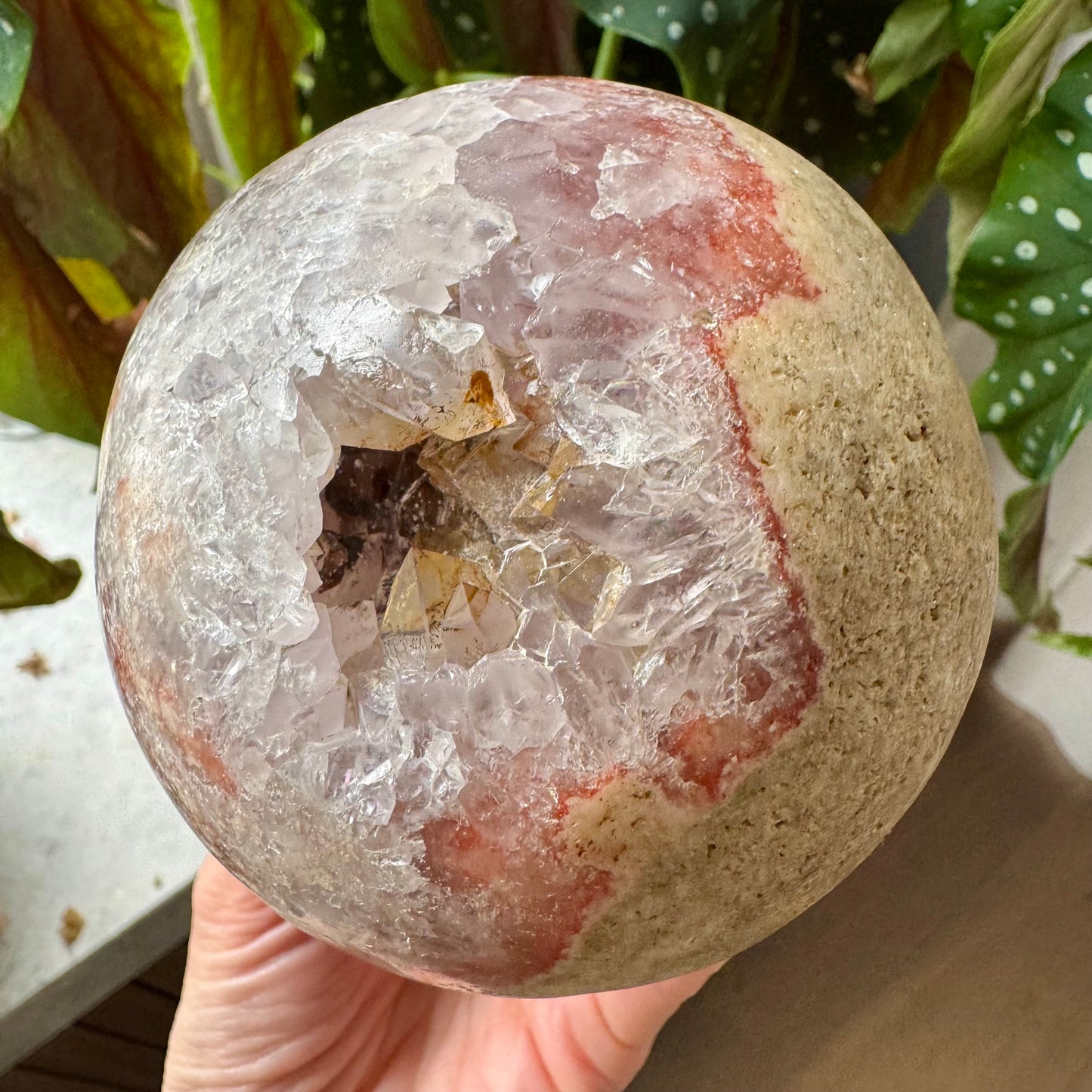 Pink Amethyst Sphere No 84