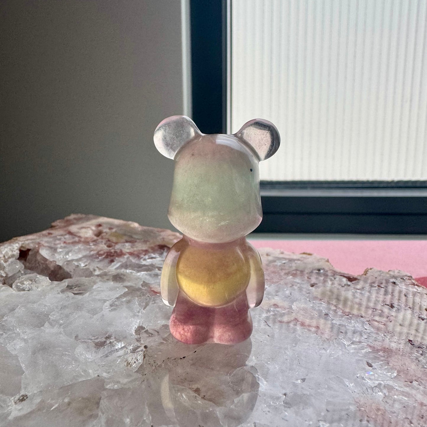 Fluorite Brick Bear No 2