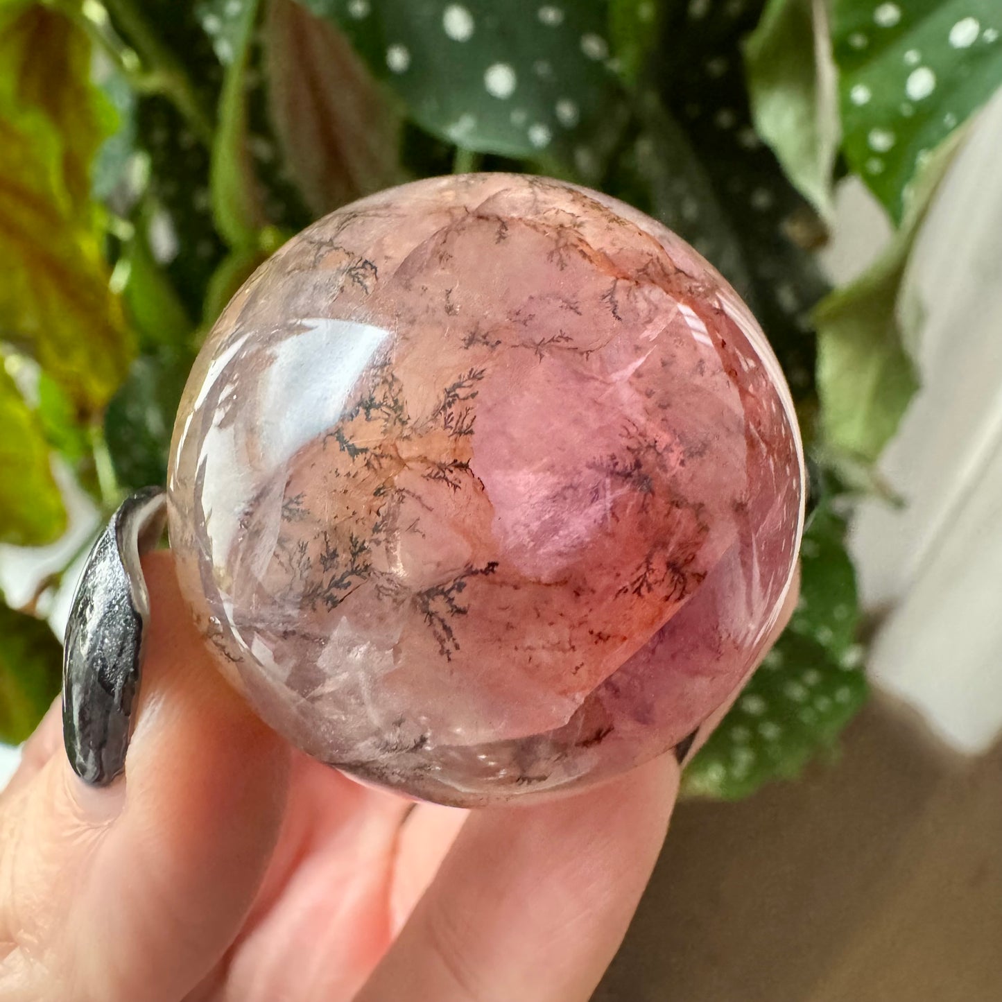 Dendritic Fluorite Sphere No 164