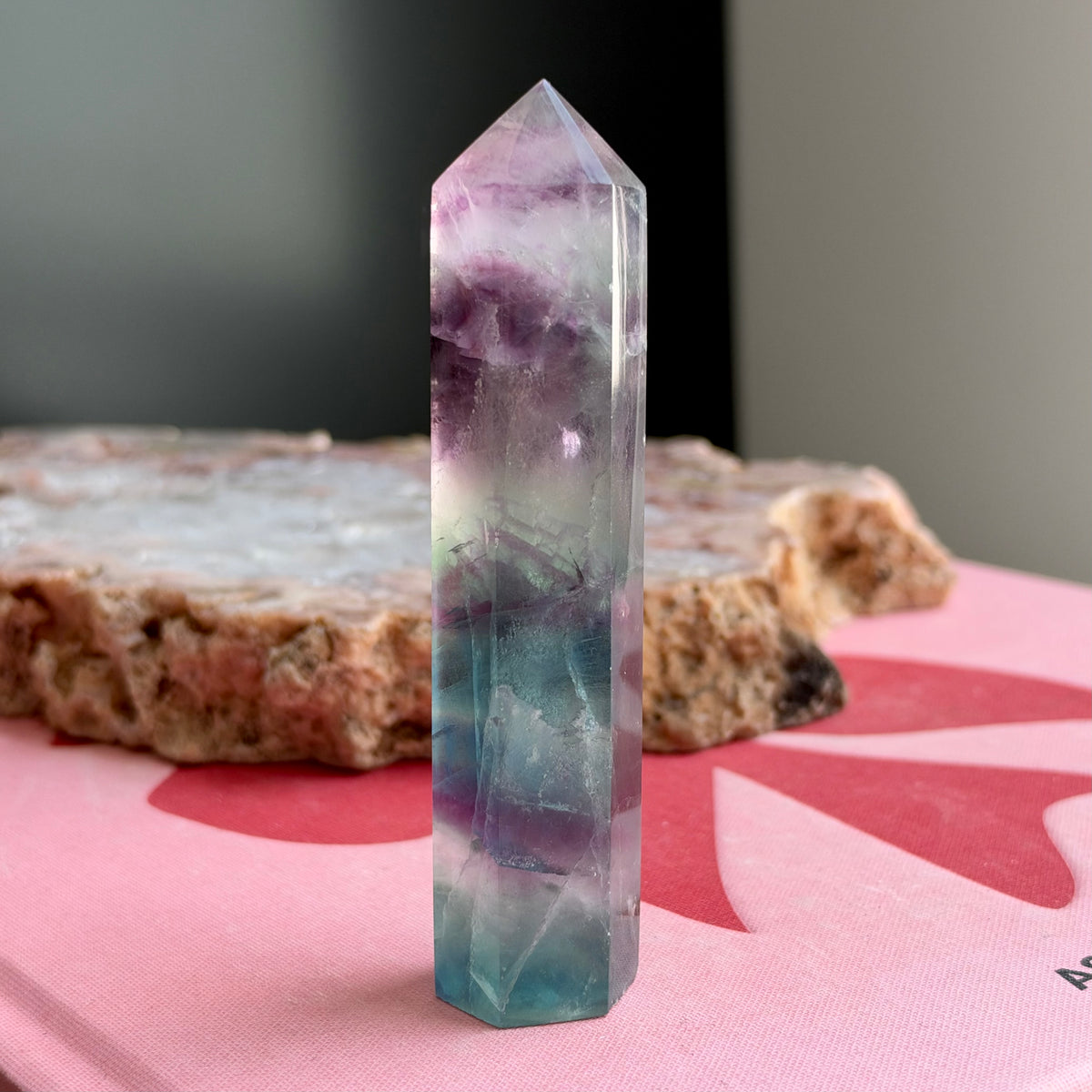 Rainbow Fluorite Tower No 14