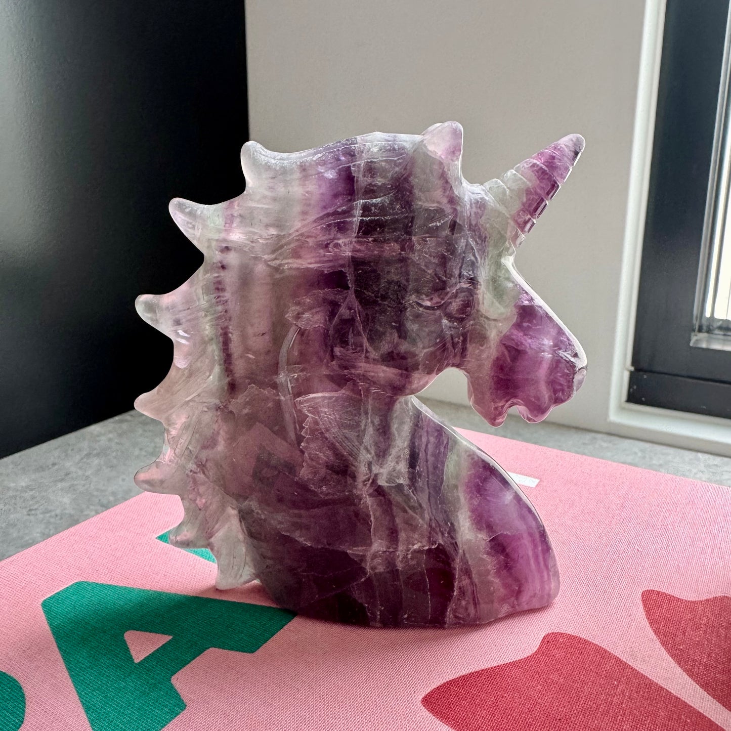 Rainbow Fluorite Unicorn