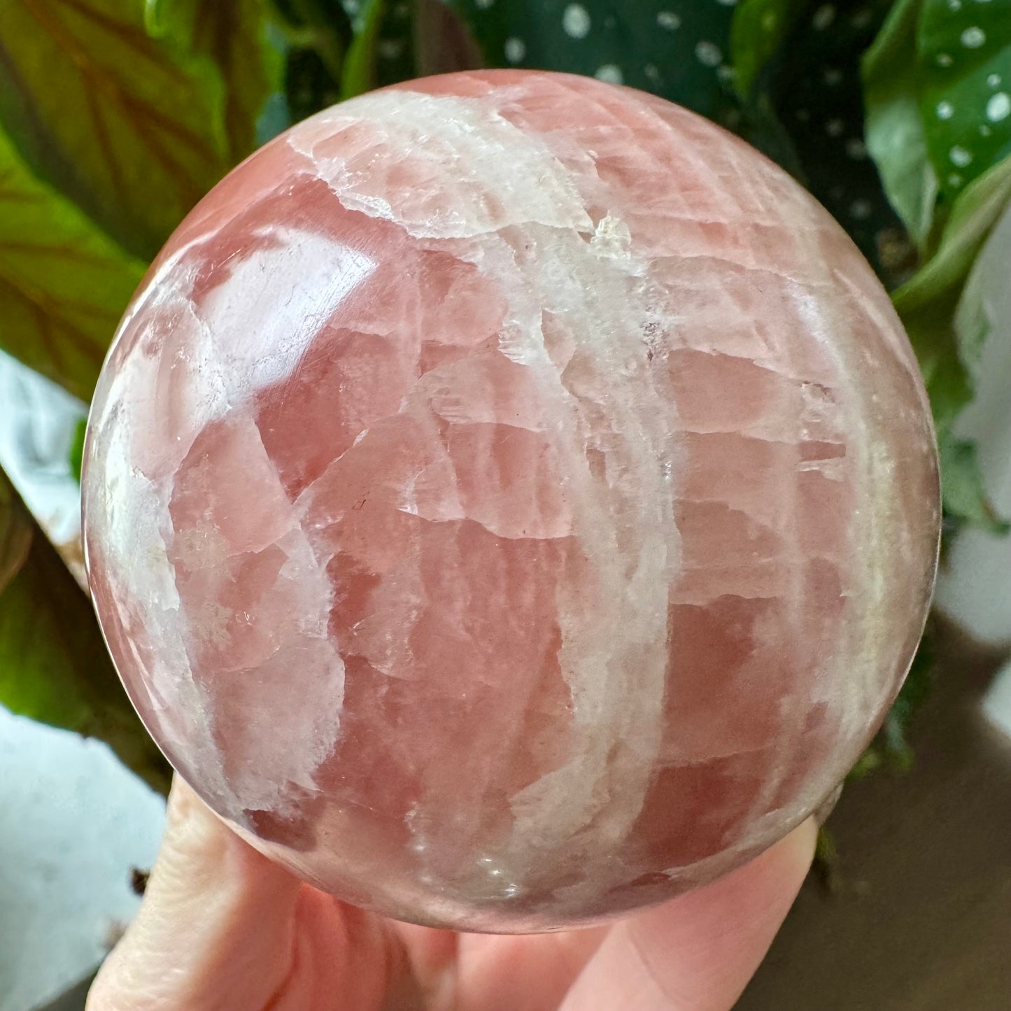 Rose Calcite Sphere No 71
