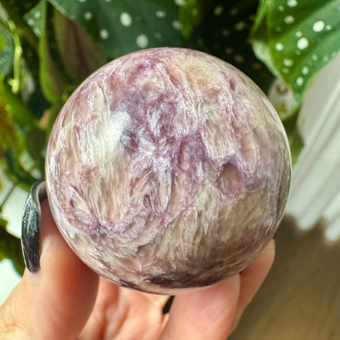 Pink Charoite Sphere No 115