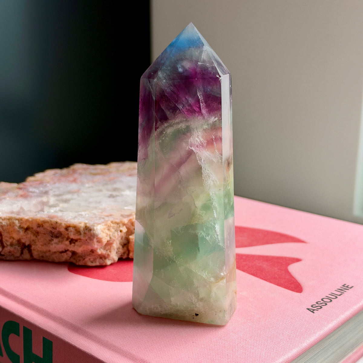 Rainbow Fluorite Tower No 359