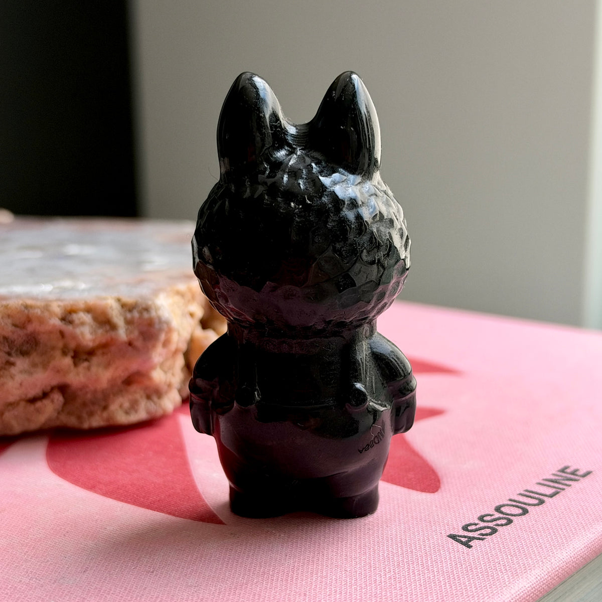 Obsidian Standing Labubu