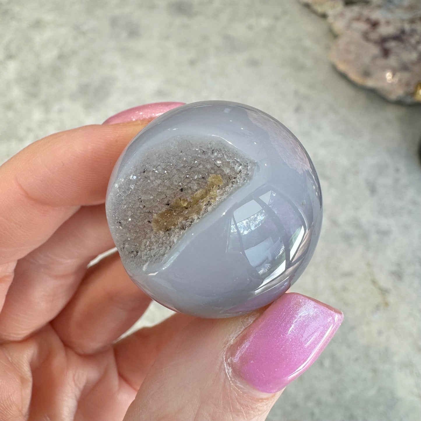 Druzy Agate Sphere No 9