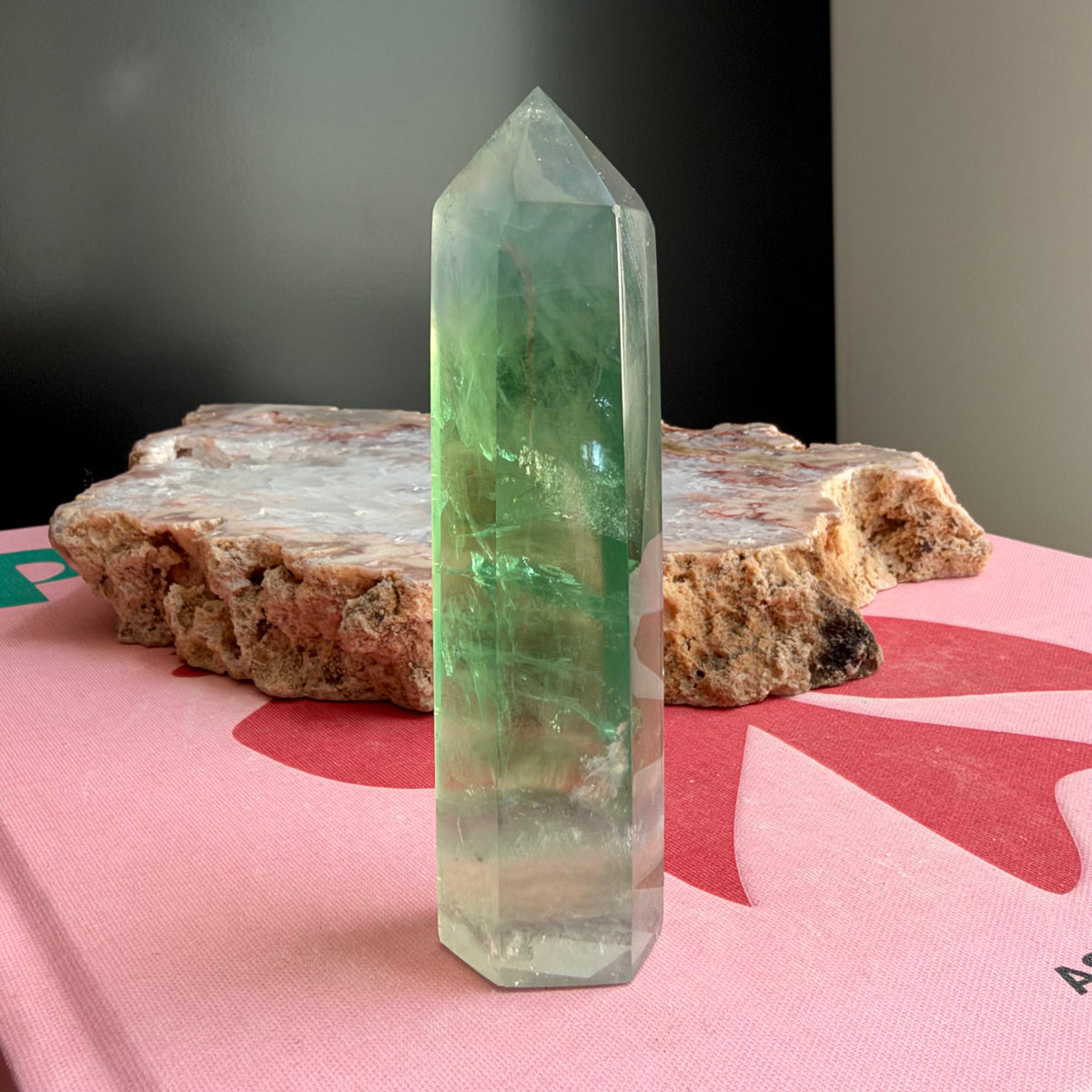 Rainbow Fluorite Tower No 16