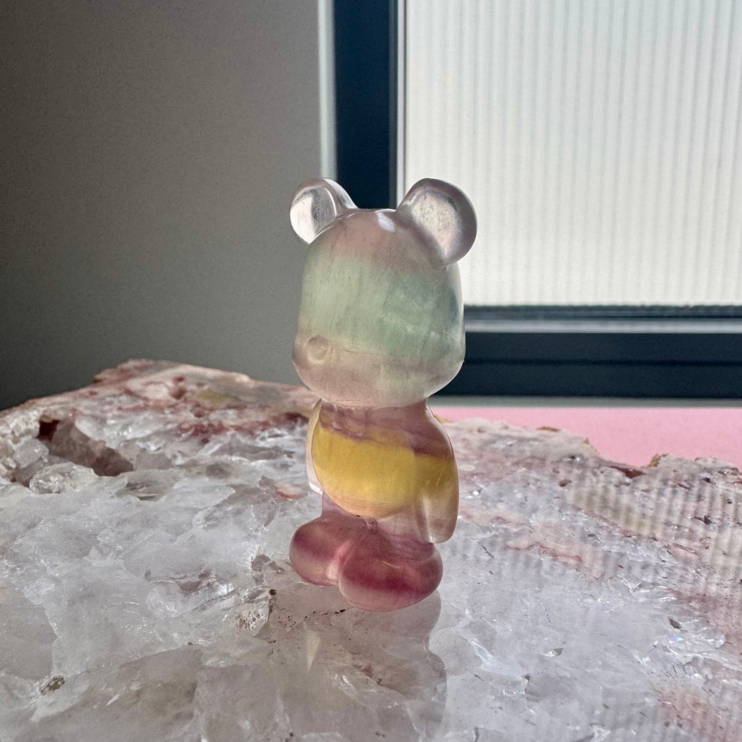 Fluorite Brick Bear No 2