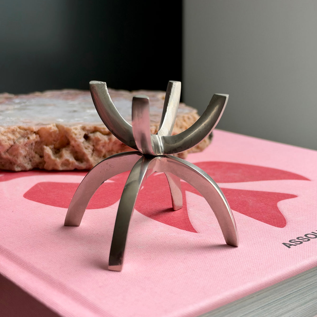 Small Silver Gold Claw Stand