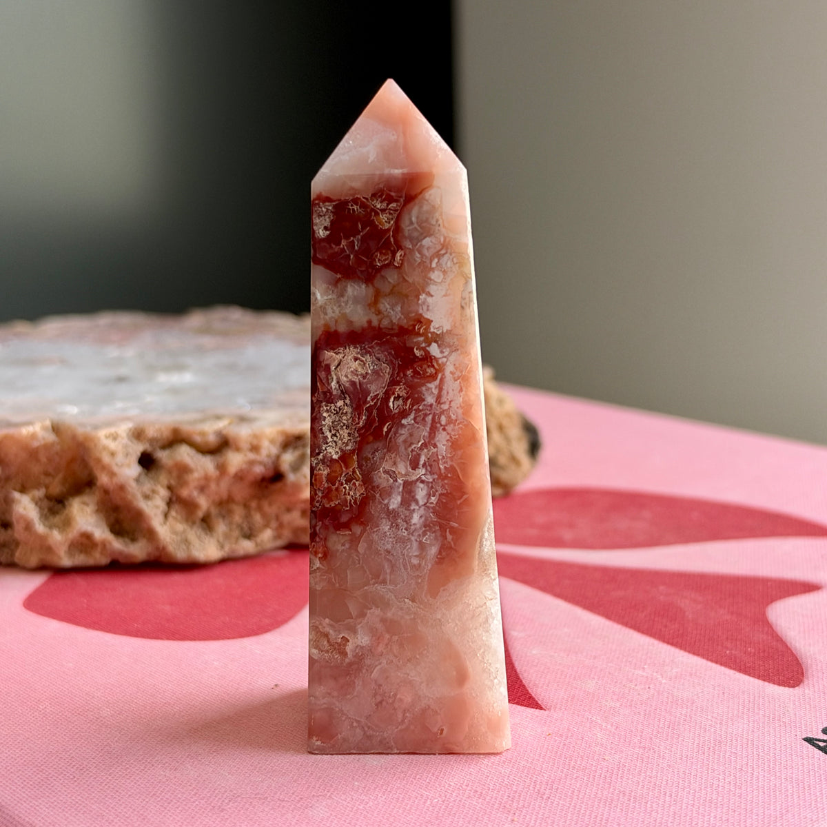 Pink Agate Tower No 99