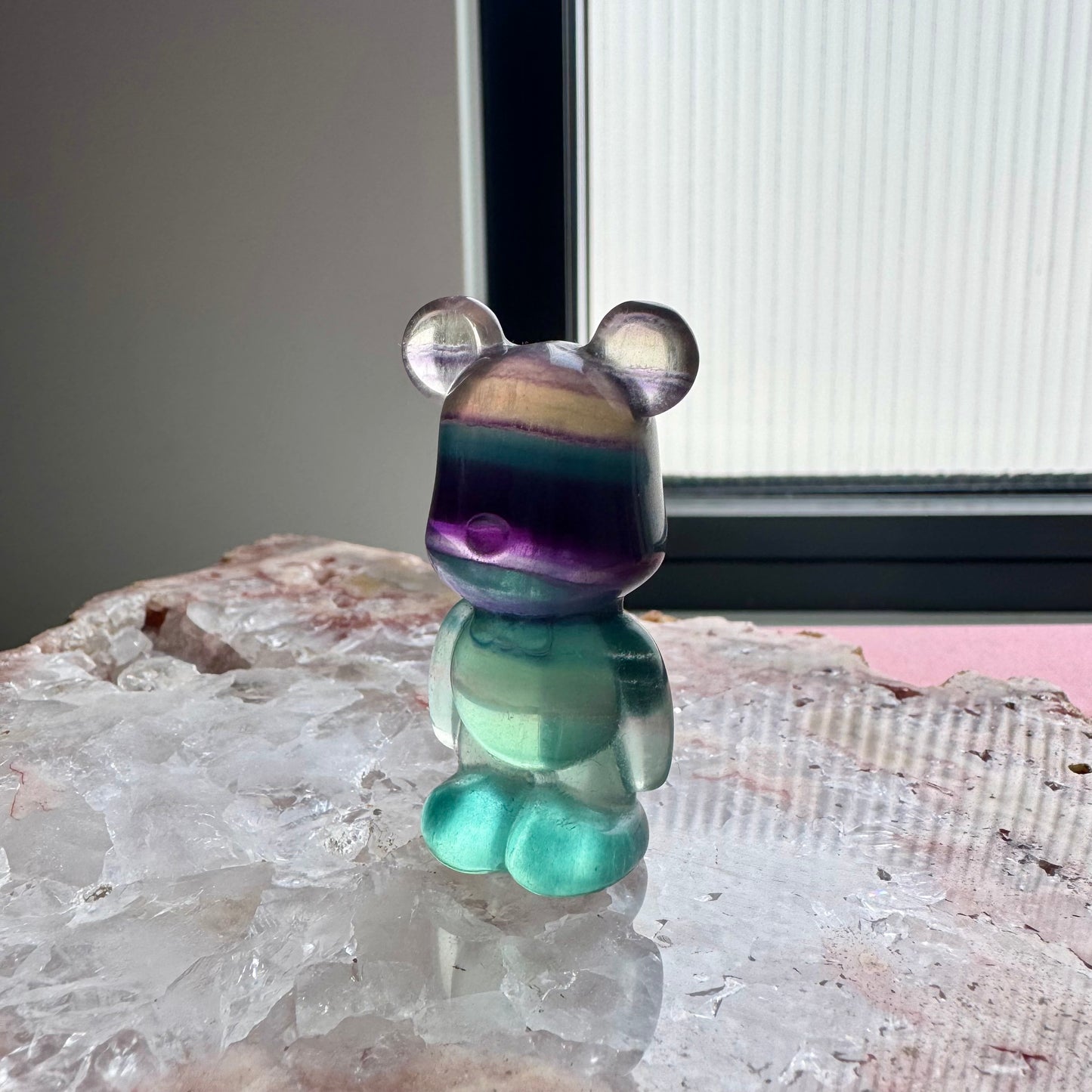Fluorite Brick Bear No 1