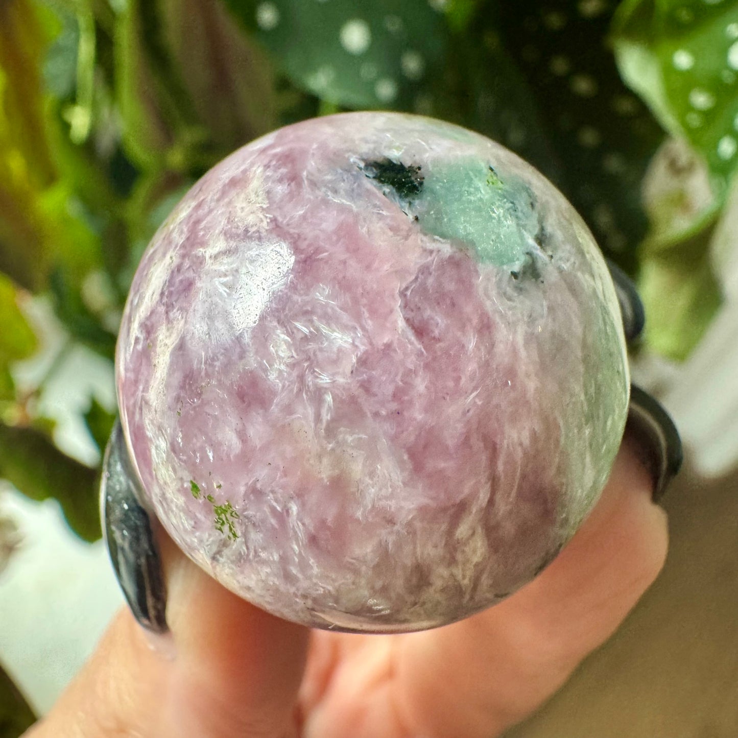 Pink Charoite Sphere No 120