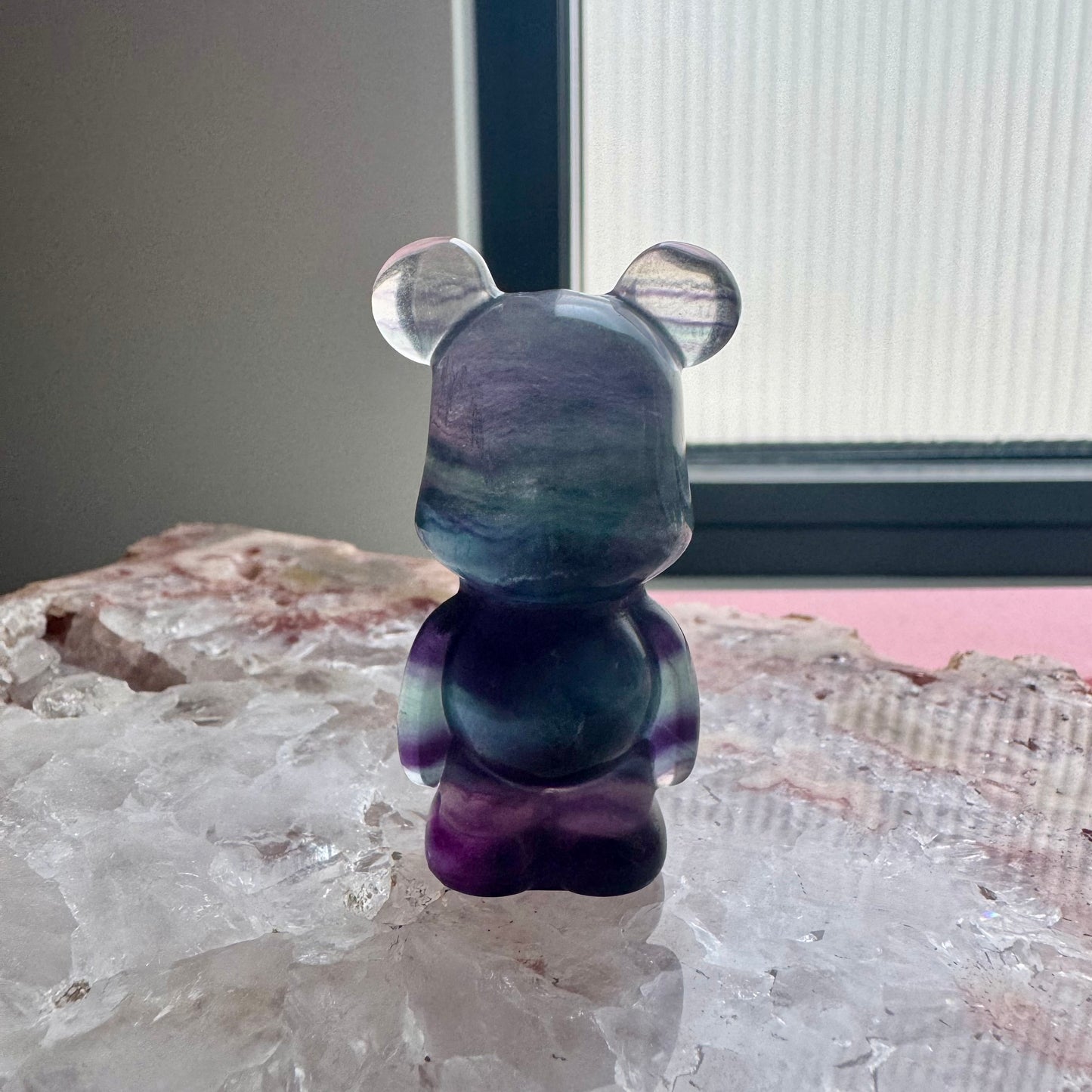 Fluorite Brick Bear No 4