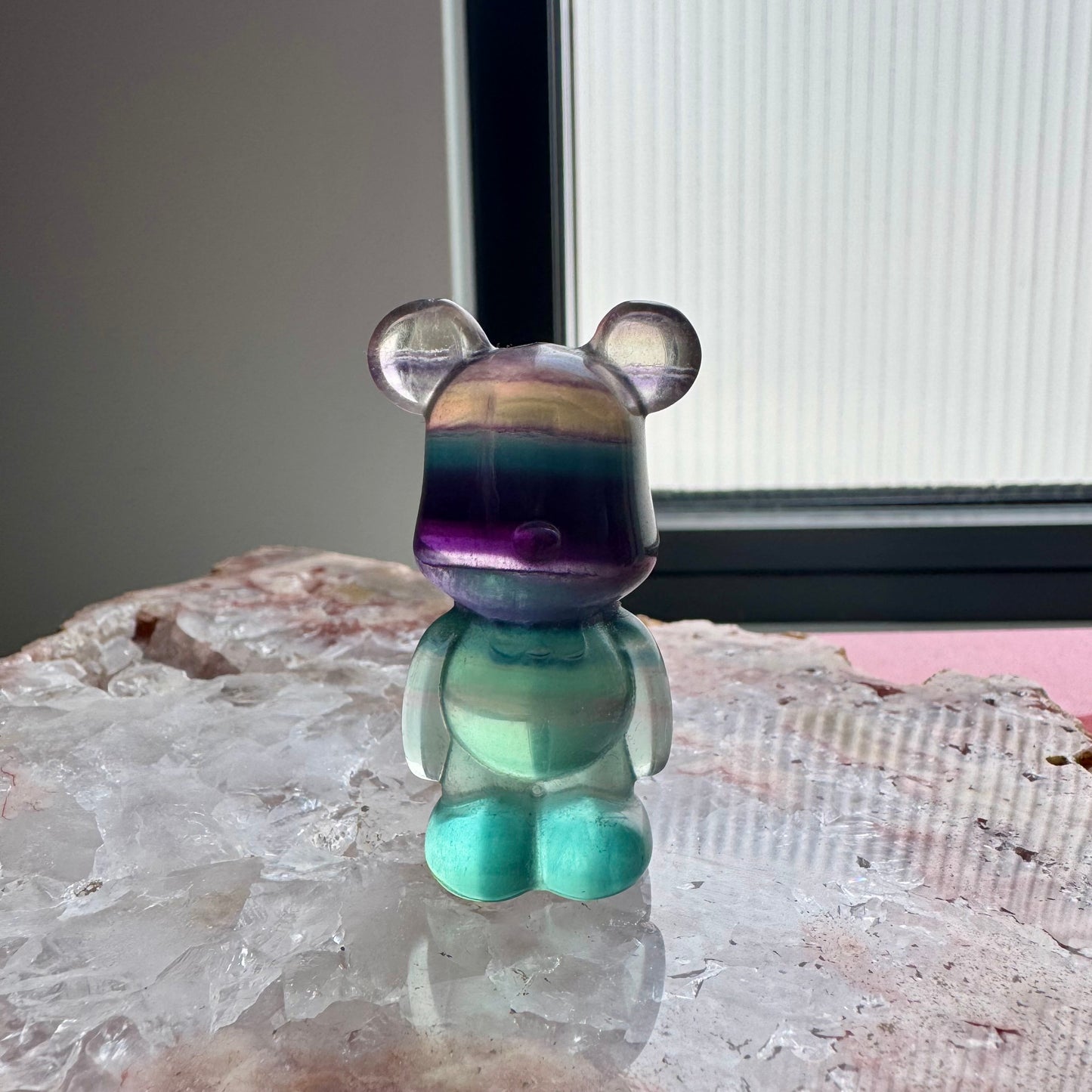 Fluorite Brick Bear No 1