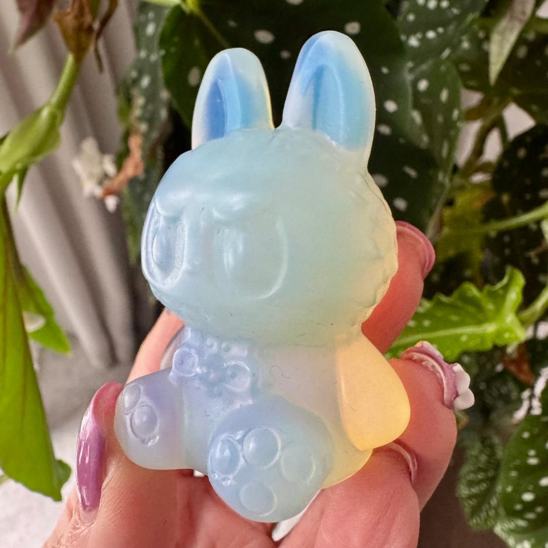 Opalite Sitting Labubu No3