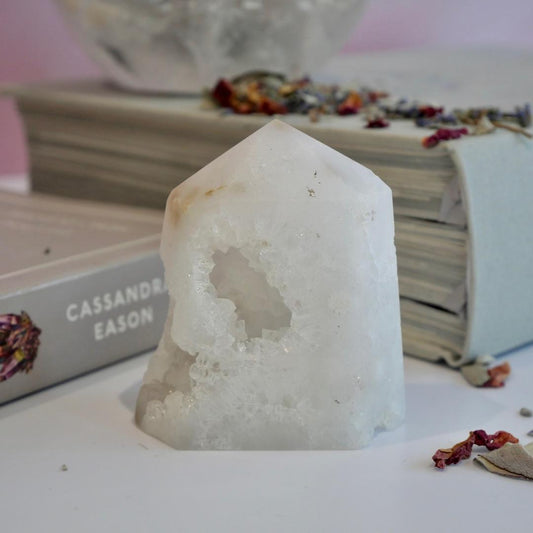 Clear Quartz Cluster Tower No 55