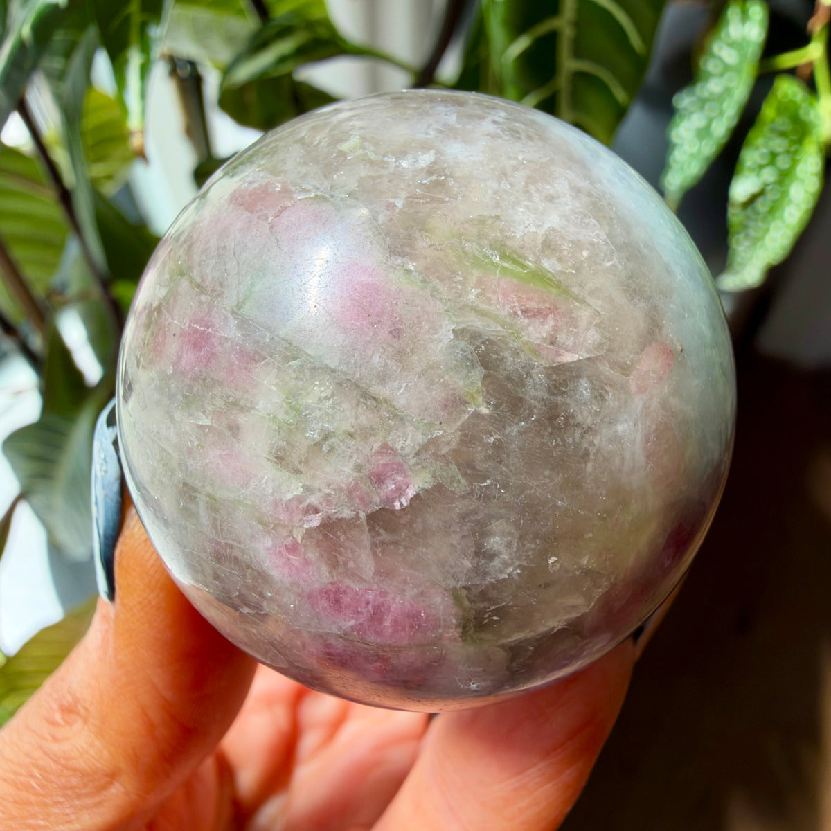 Watermelon Tourmaline Sphere No 13