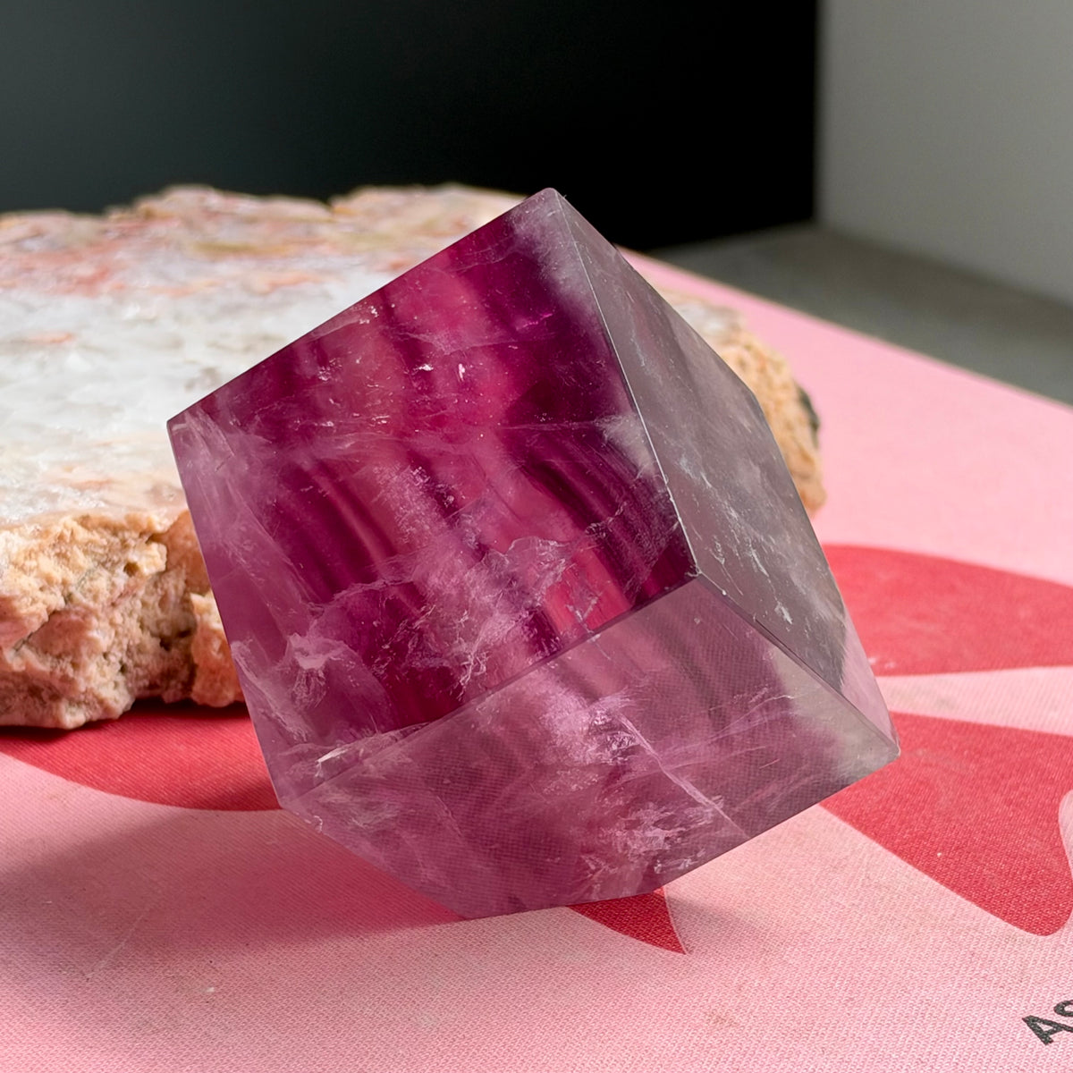 Rainbow Fluorite Cube No 274