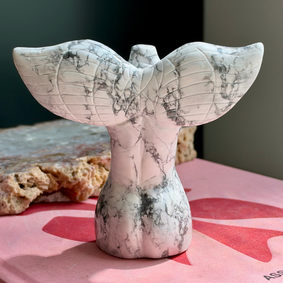 Howlite Goddess Angel