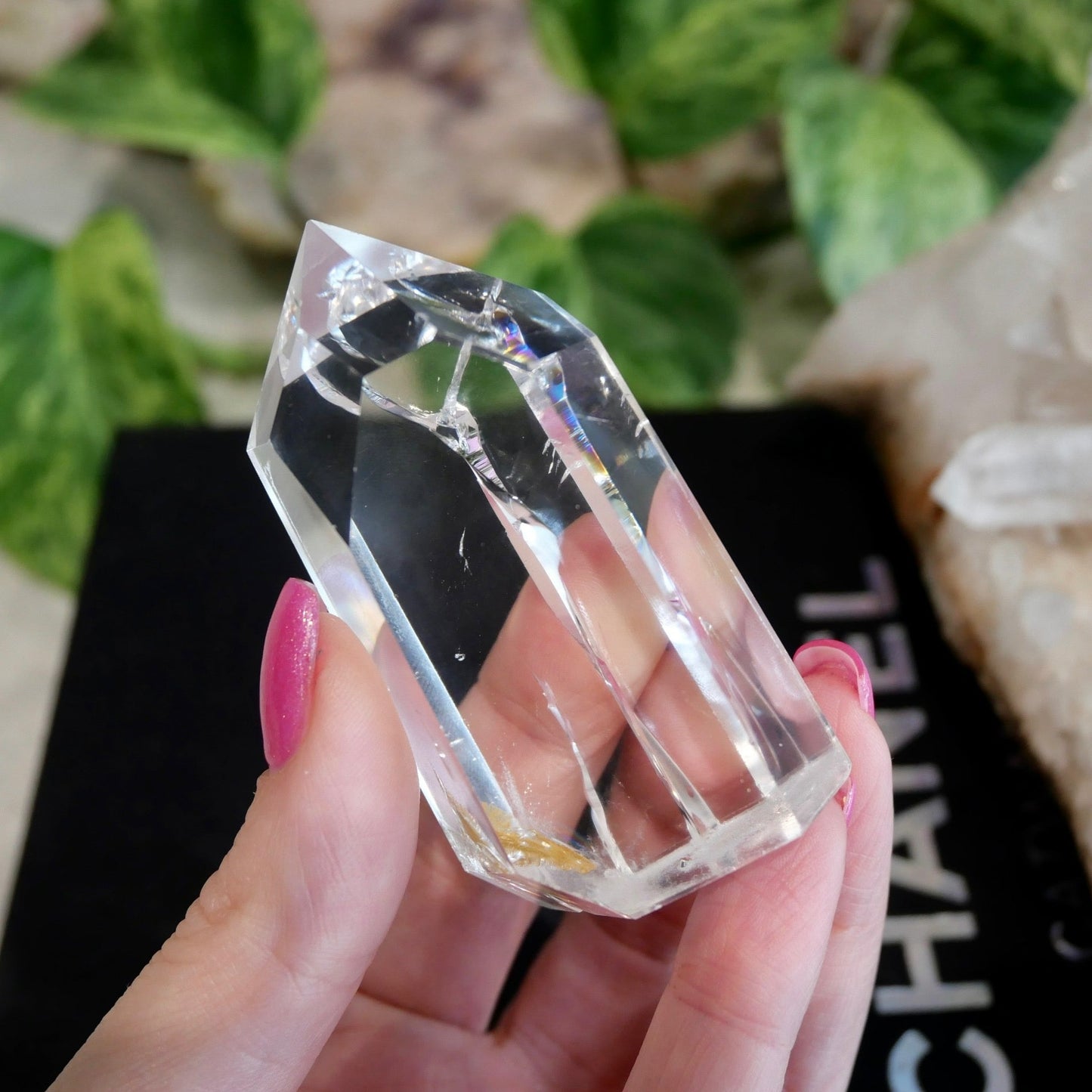 Clear Quartz Rainbow Tower No 121