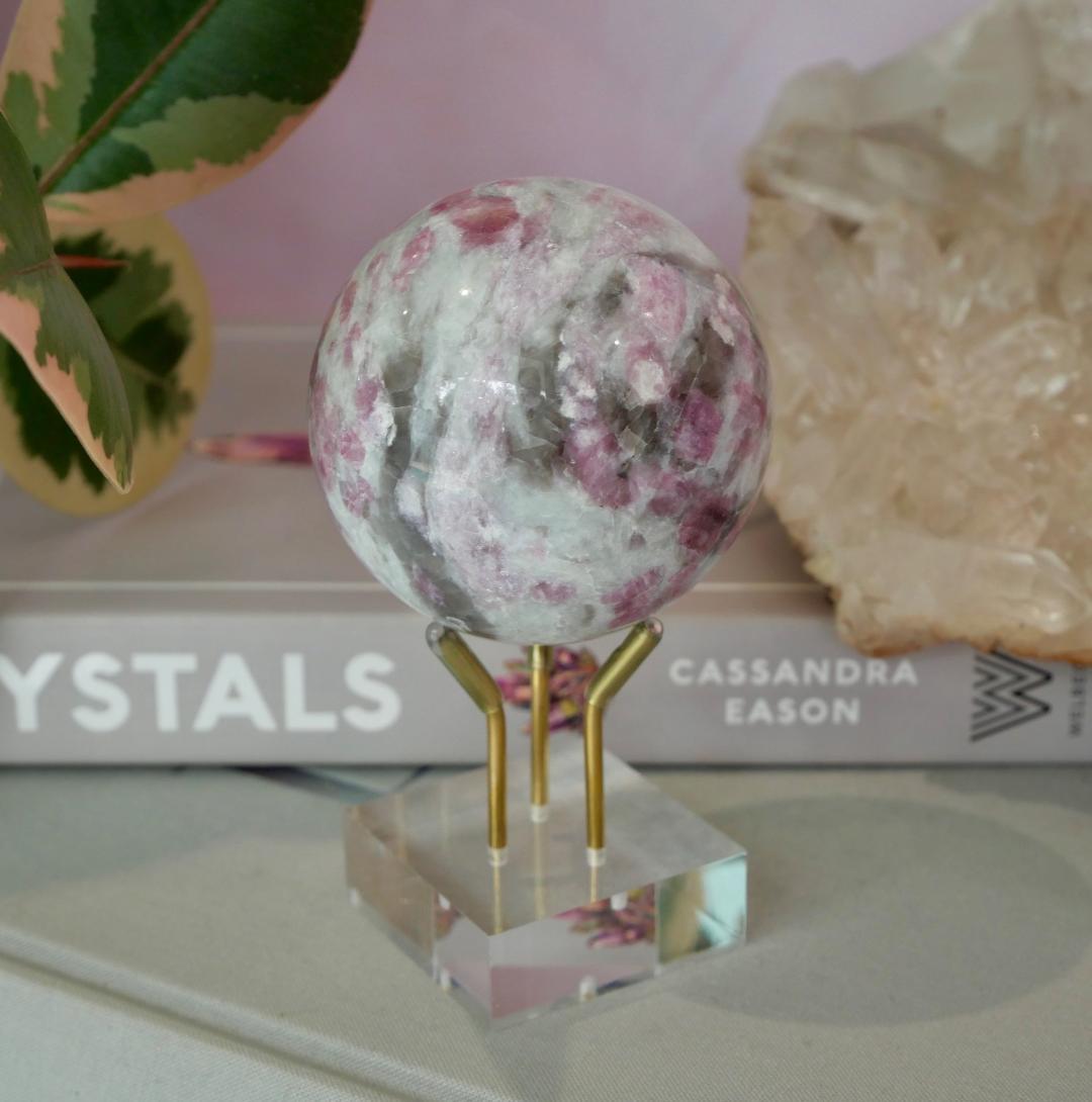 Lepidolite, Pink Tourmaline & Smokey Quartz No 424