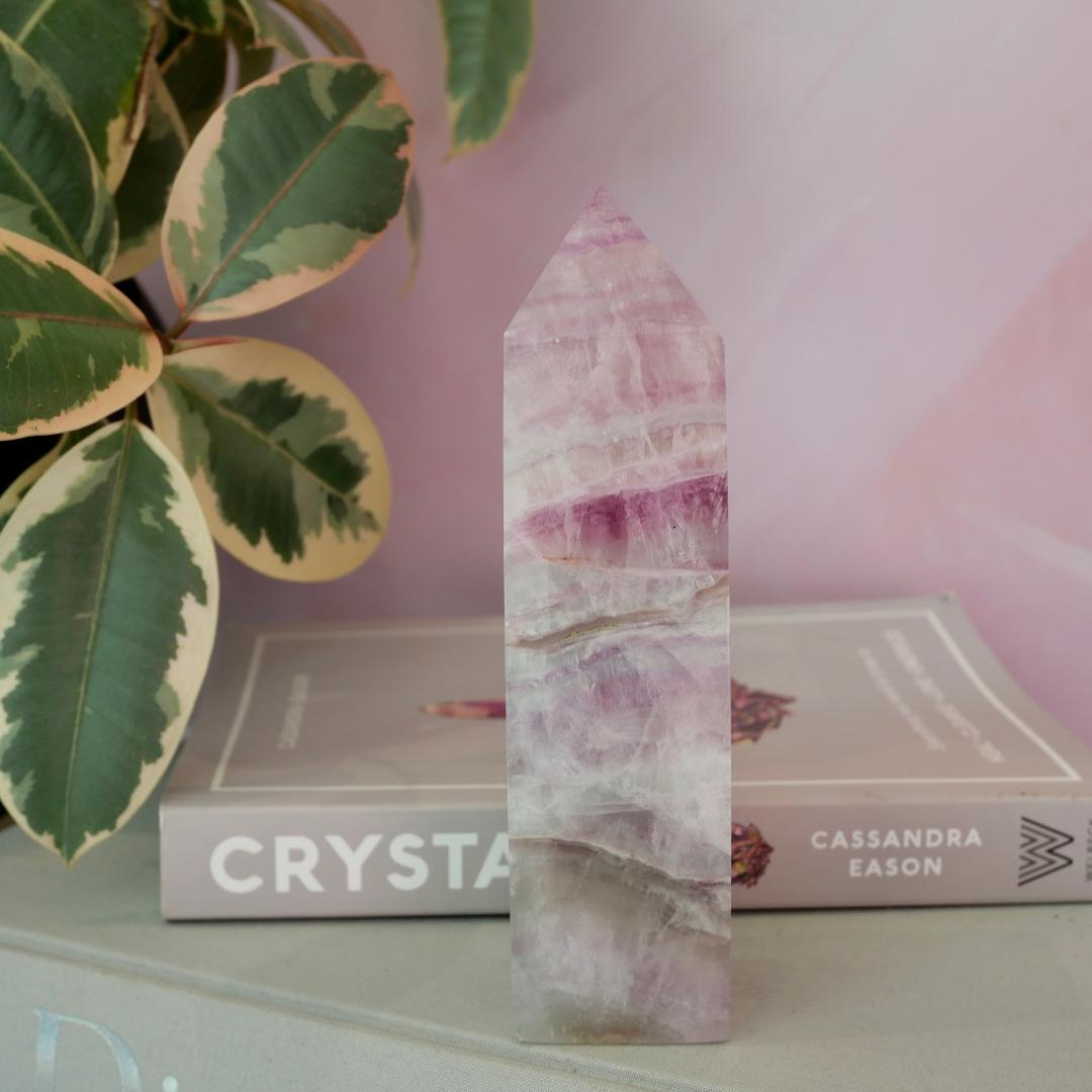 Pink Fluorite Tower No 70