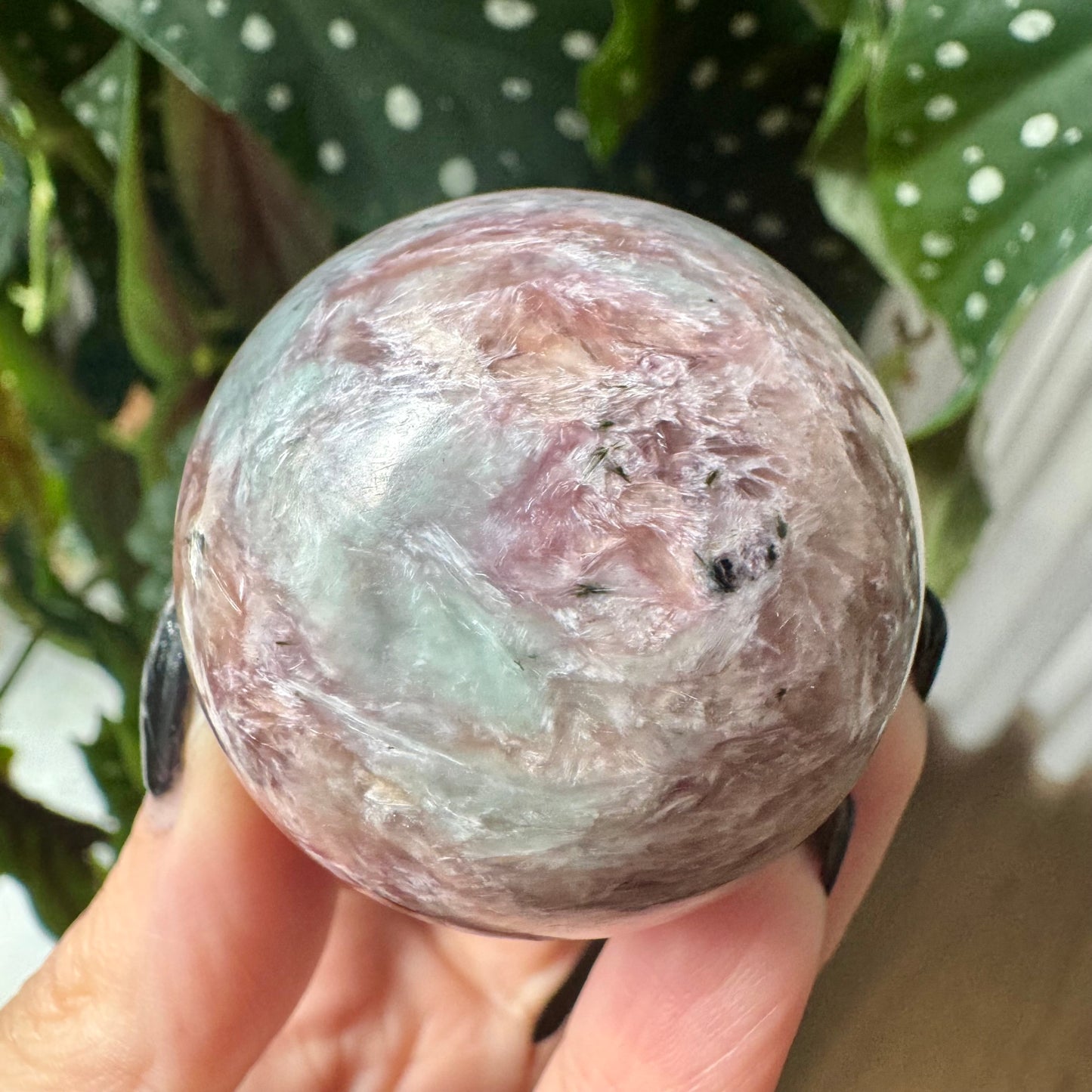 Pink Charoite Sphere No 115