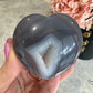 Druzy Agate Heart No 56