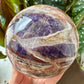 Pink Amethyst & Chevron Amethyst Sphere No 102