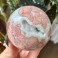Druzy Pink Agate Sphere No 153