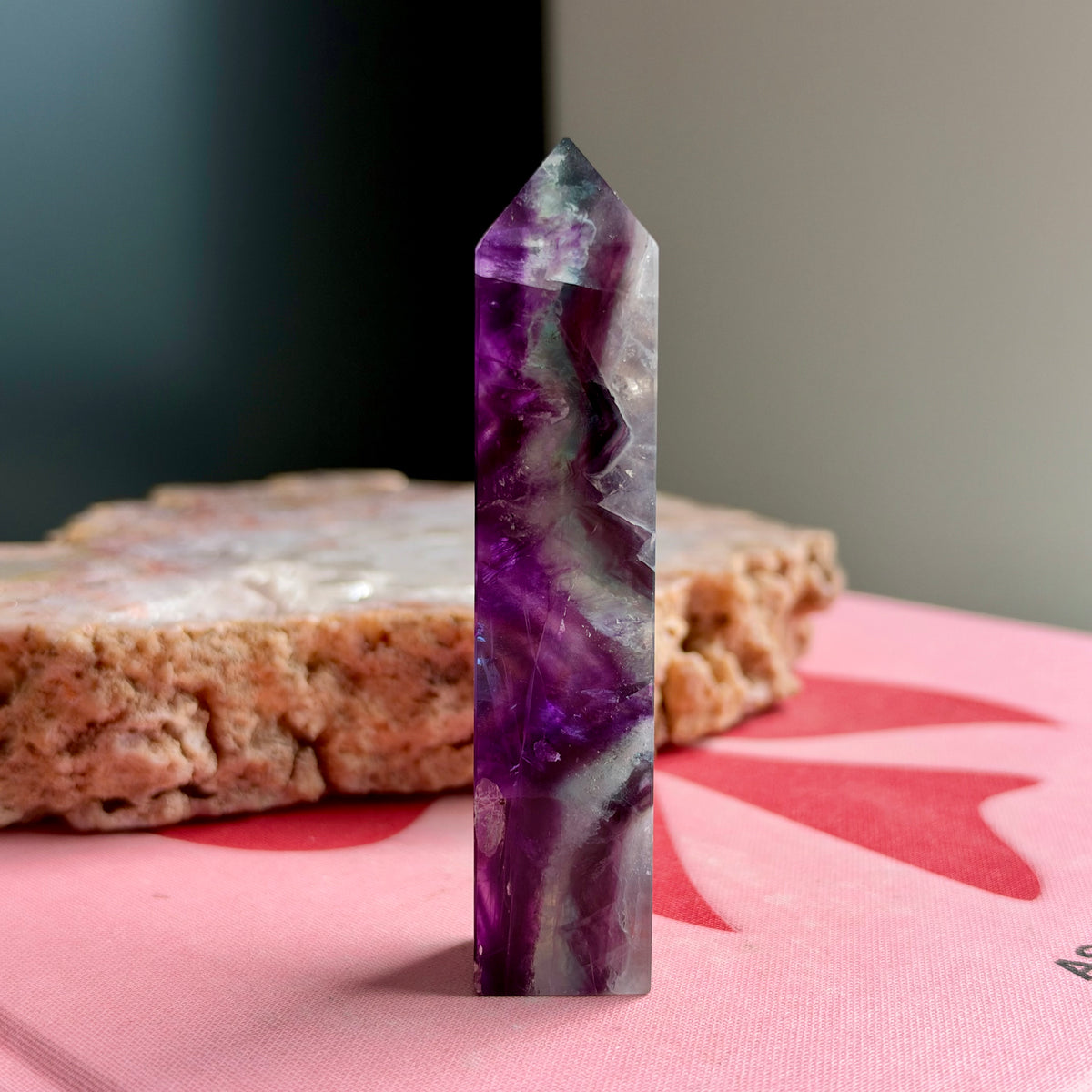 Rainbow Fluorite Tower No 200