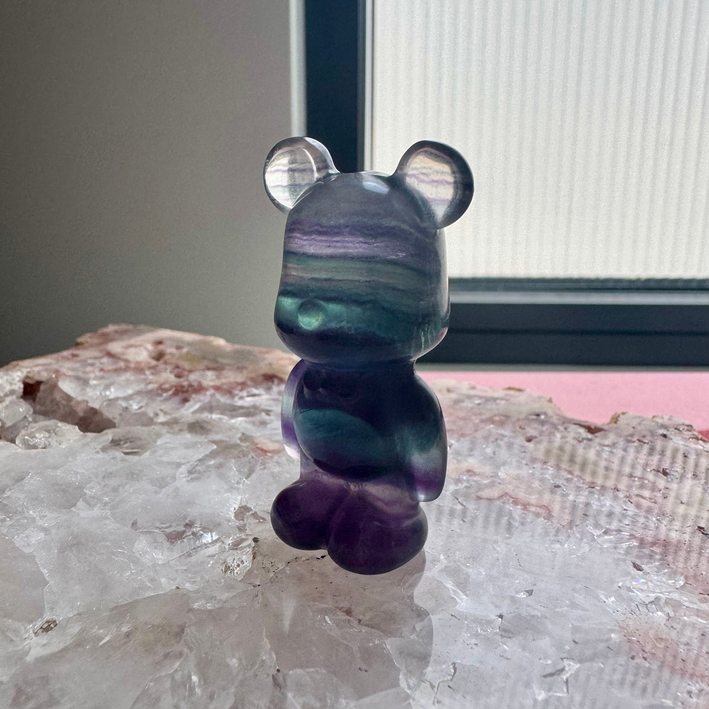 Fluorite Brick Bear No 4