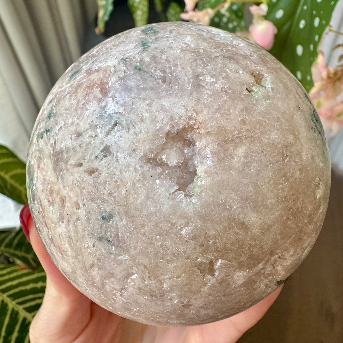 Pink Amethyst Sphere No 85