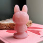 Rose Quartz Standing Labubu No2