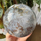 Druzy Purple Moss Agate Sphere No 7