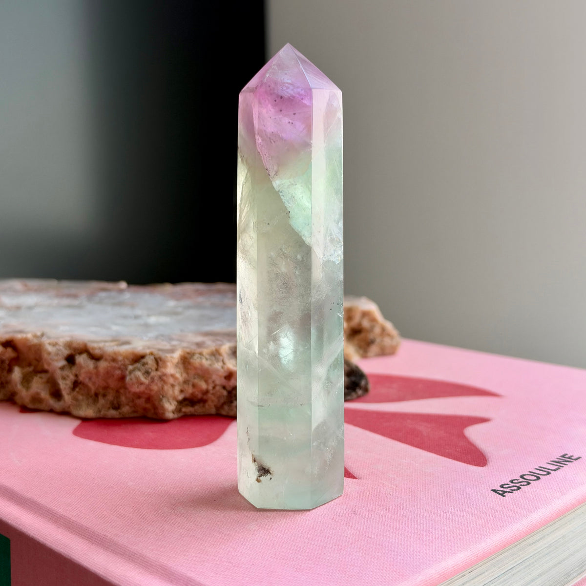 Rainbow Fluorite Tower No 15