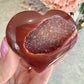 Druzy Carnelian Heart No 46