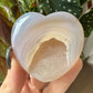 Druzy Agate Heart No 58