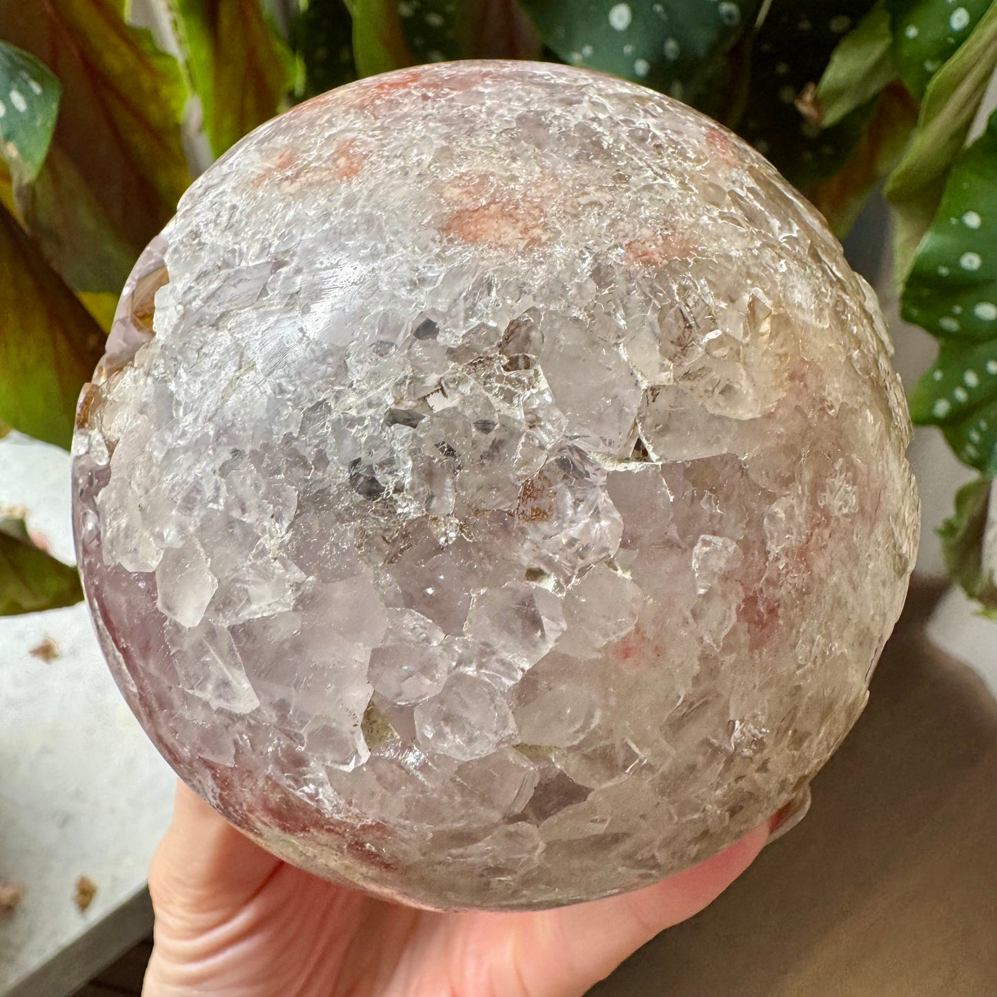 Pink Amethyst Sphere No 84