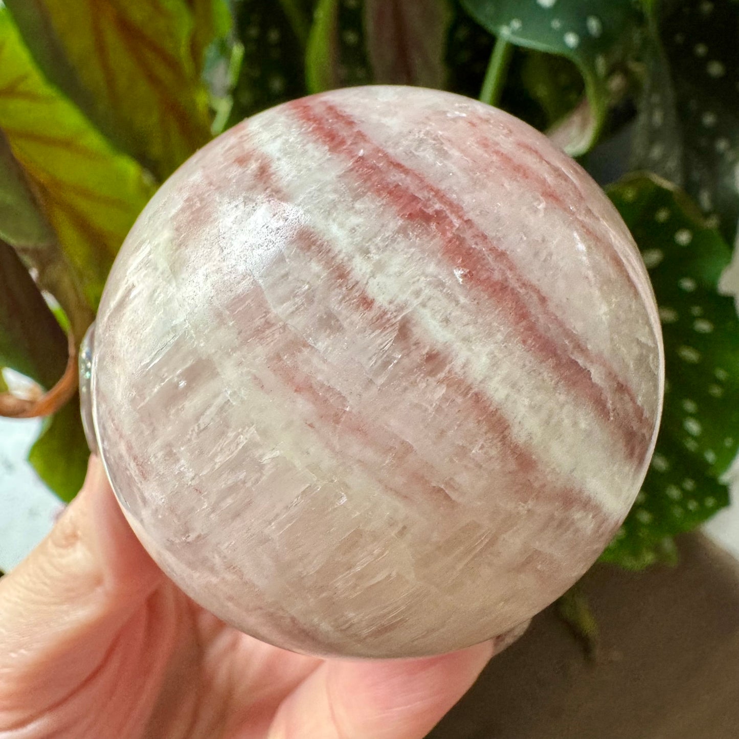 Rose Calcite Sphere No 69