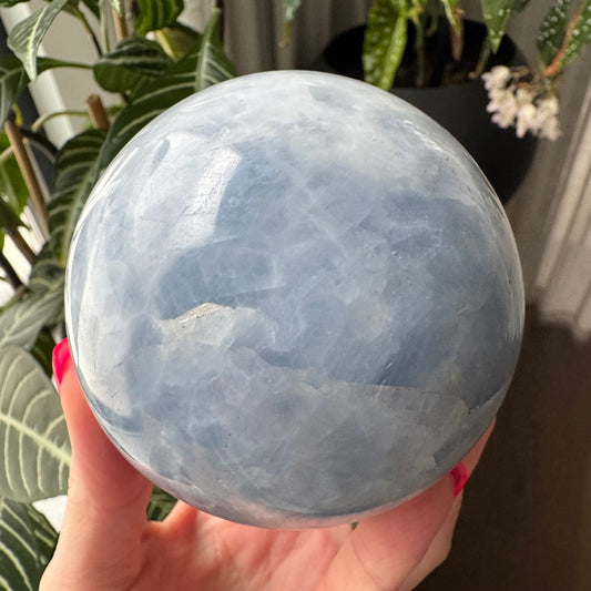 Blue Calcite Sphere No 30